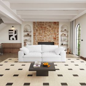 Modular Sectional Couch 80" Down Filled Modular Sectional Sofas for Living Room,Cushion Covers Removable loveseater 2seaters