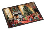 NEW Keeshond Cozy Christmas Doormat Front Door Mat Indoor Outdoor Rugs for Entryway, Non Slip Washable Low Pile, 18H X 27W