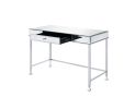 ACME Canine Writing Desk, Mirrored and Chrome Finish 92975