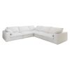 Cloud Sectional Sofa 160'', Down Filled Comfortable V Shape Sofa for Living Room