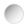 Beaded Round Wall Mirror 36"D