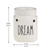 STAR MOON Mason Jar Candle Warmer for Rae Dunn Inspired Decor Wax Warmer for Scented Wax Plug in Wax Warmer with One More Bulb Home Decor Wall Decor W