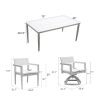 7PC Patio Aluminum Furniture