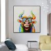 Hand Oil PaintingThe Cafe Abstract Original Abstract Painting Original Oil Painting Abstract Wall Art Canvas Living Room Decoration