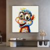 Hand Oil PaintingThe Cafe Abstract Original Abstract Painting Original Oil Painting Abstract Wall Art Canvas Living Room Decoration