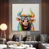 Hand Oil PaintingThe Cafe Abstract Original Abstract Painting Original Oil Painting Abstract Wall Art Canvas Living Room Decoration