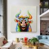 Hand Oil PaintingThe Cafe Abstract Original Abstract Painting Original Oil Painting Abstract Wall Art Canvas Living Room Decoration